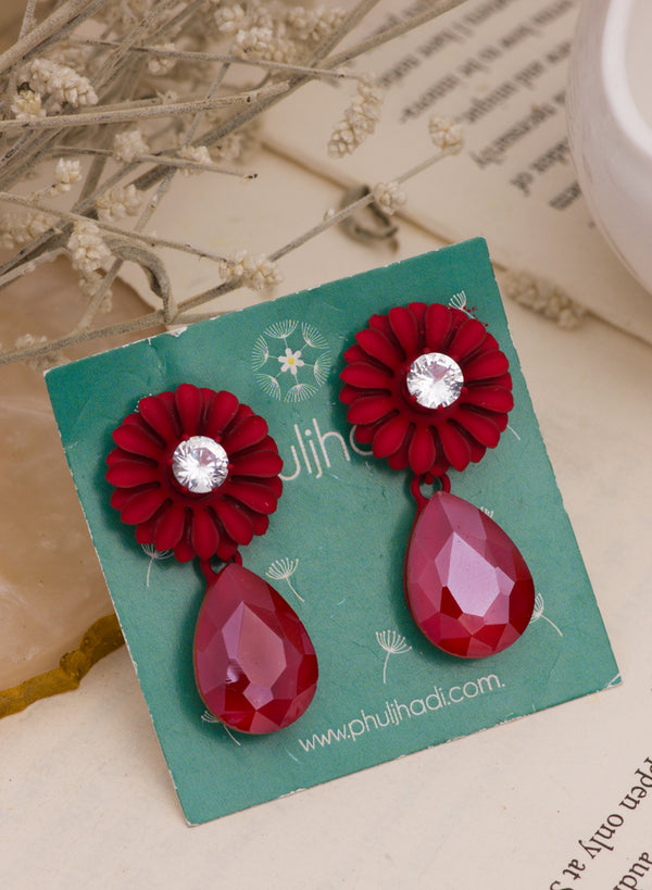 ellie floral earring