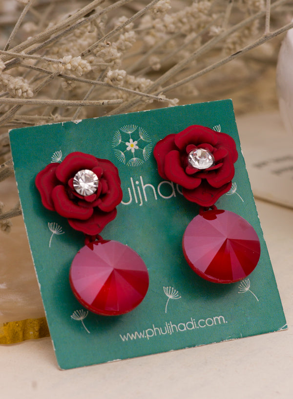 alisha floral earring