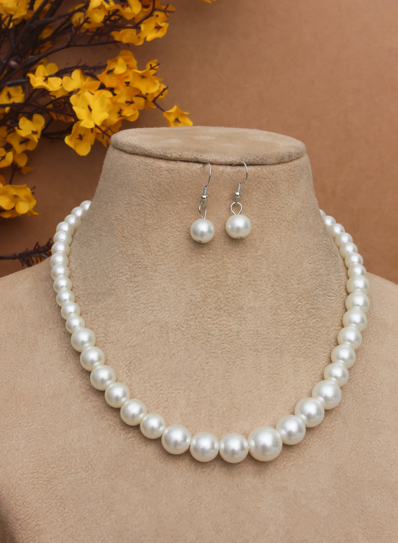 Alicia pearl necklace set