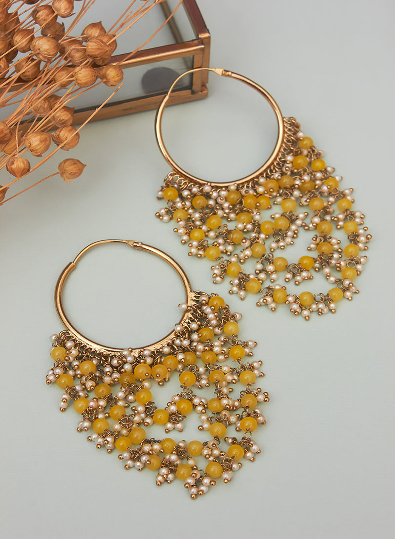 Niladri beaded hoop