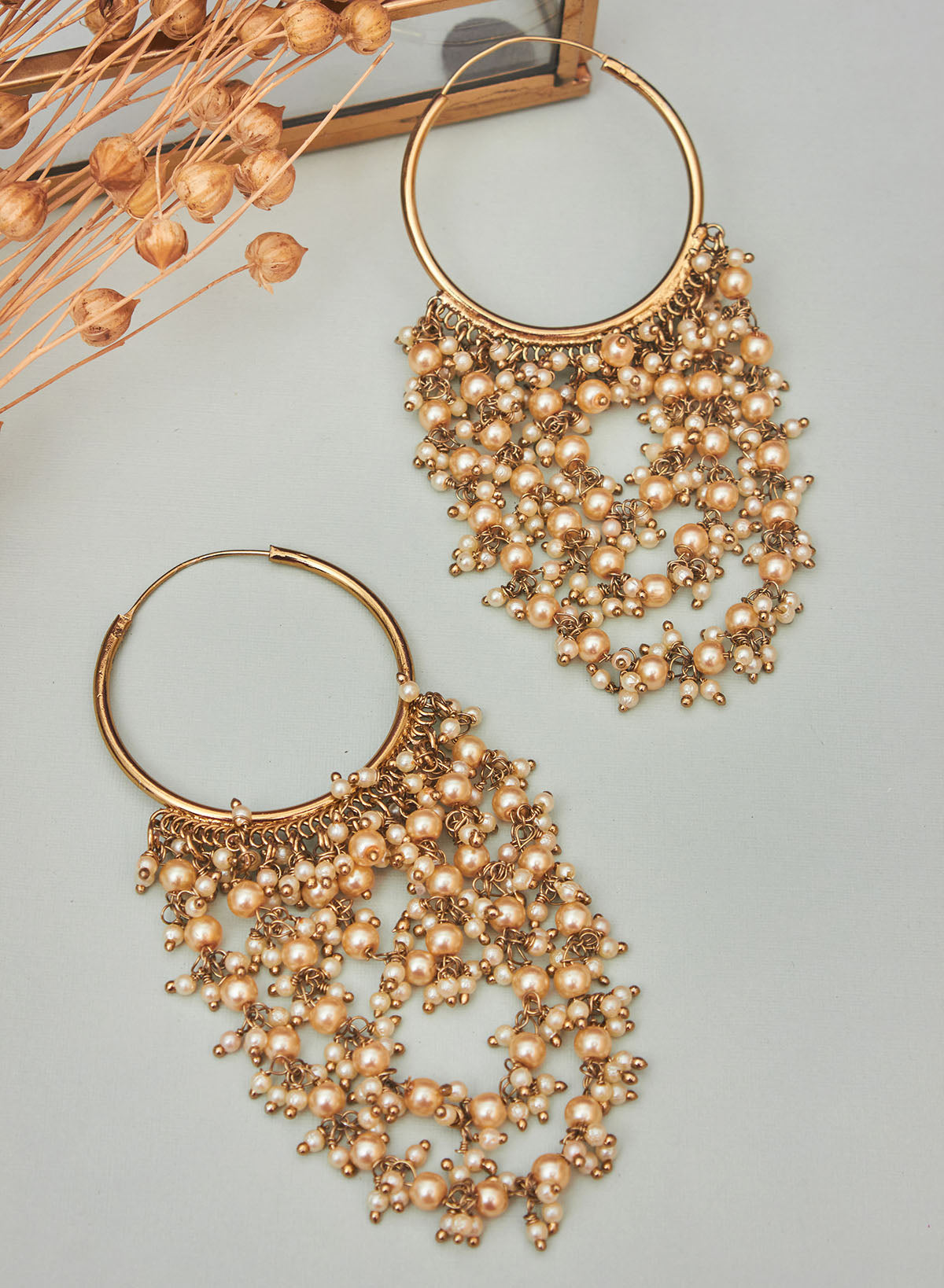 Niladri beaded hoop