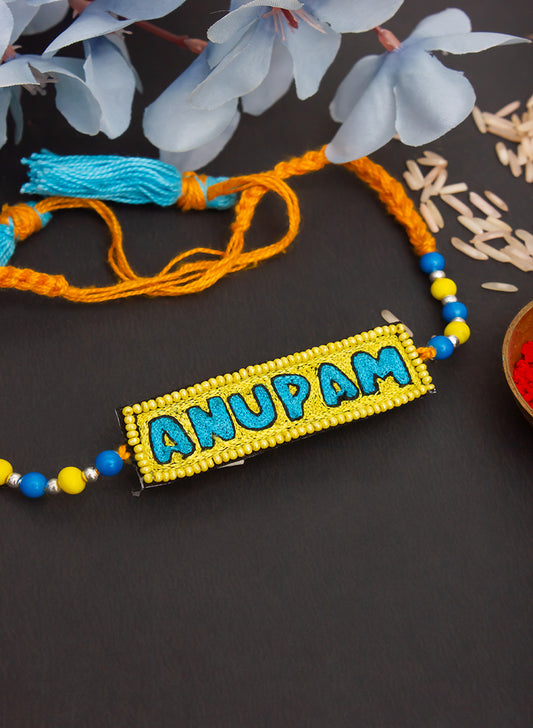 customizable name rakhi