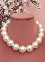 Big pearl necklace 25mm