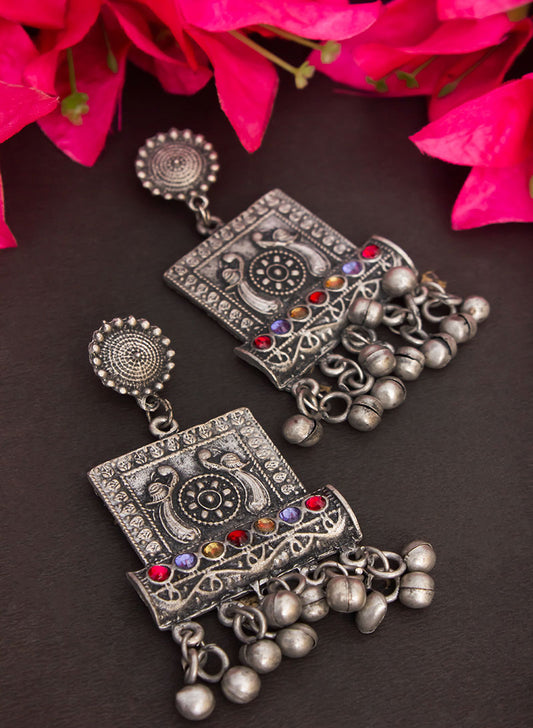 Sachita Square Stone Earring