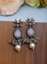 vaya stone earrings