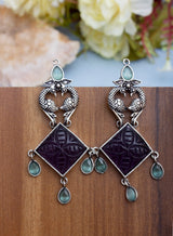 jivya stone earrings