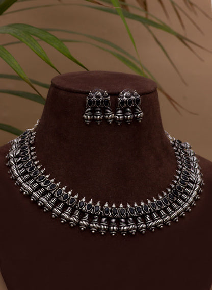 Chaarvi German silver Set