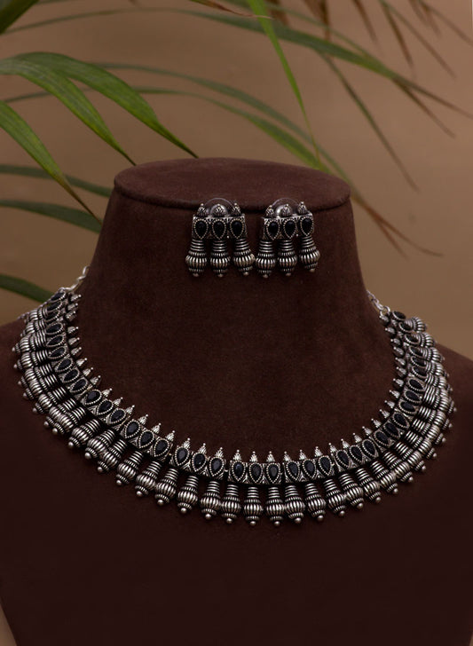 Chaarvi German silver Set