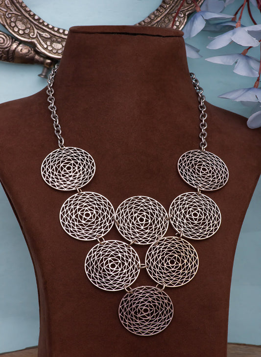Fahreen Oxidized Necklace