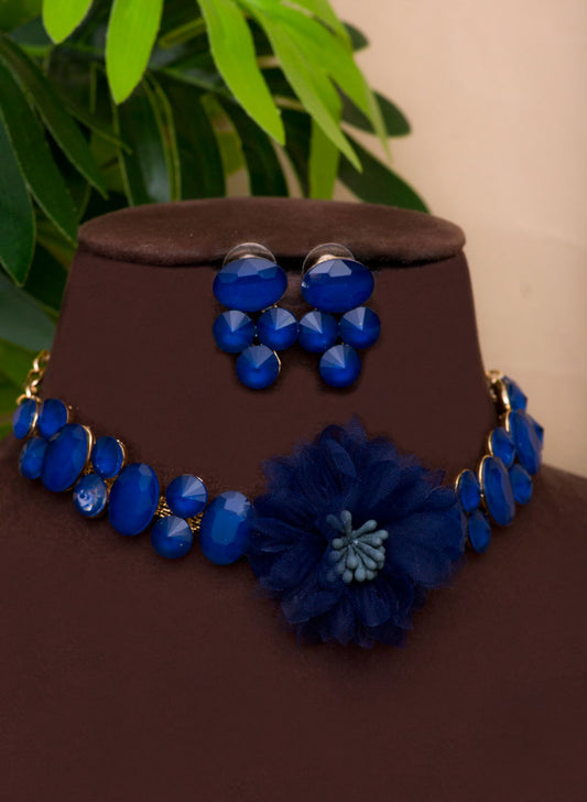 nina floral choker