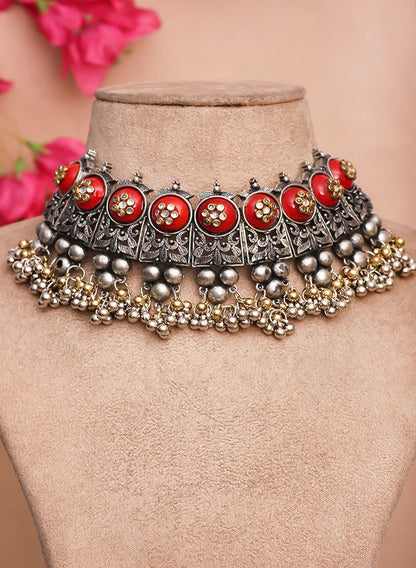 Rosana Stone Mesh Choker set