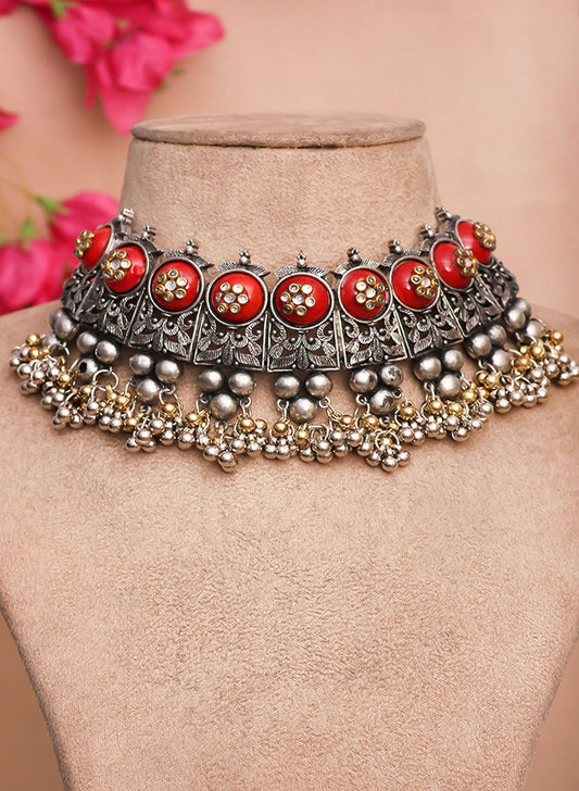 Rosana Stone Mesh Choker set