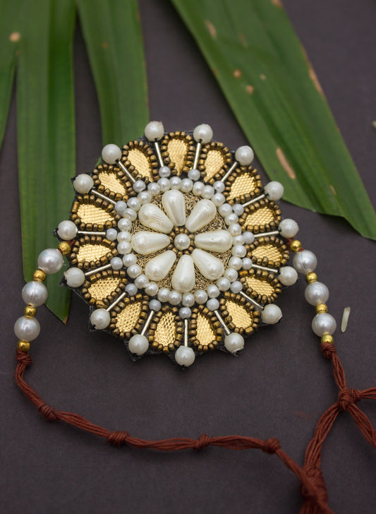golden mandala rakhi