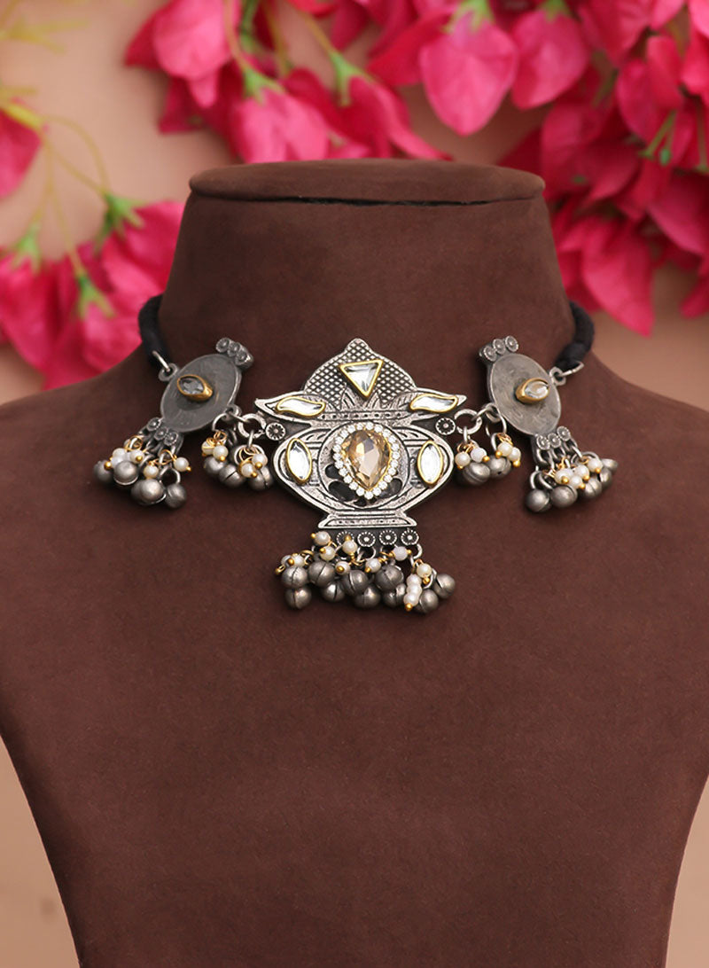 Raga Oxidised Choker