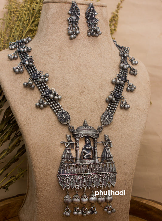 Oxidised Doli Necklace