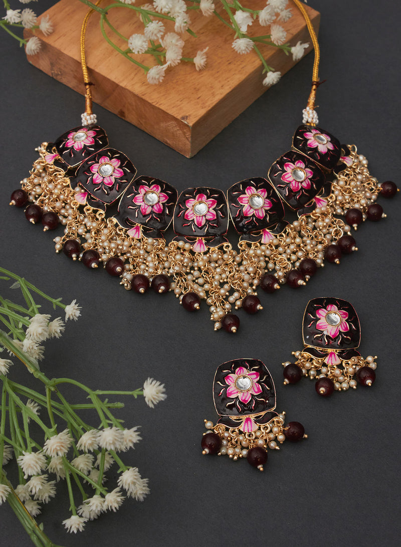 Saiee Meena Necklace Set