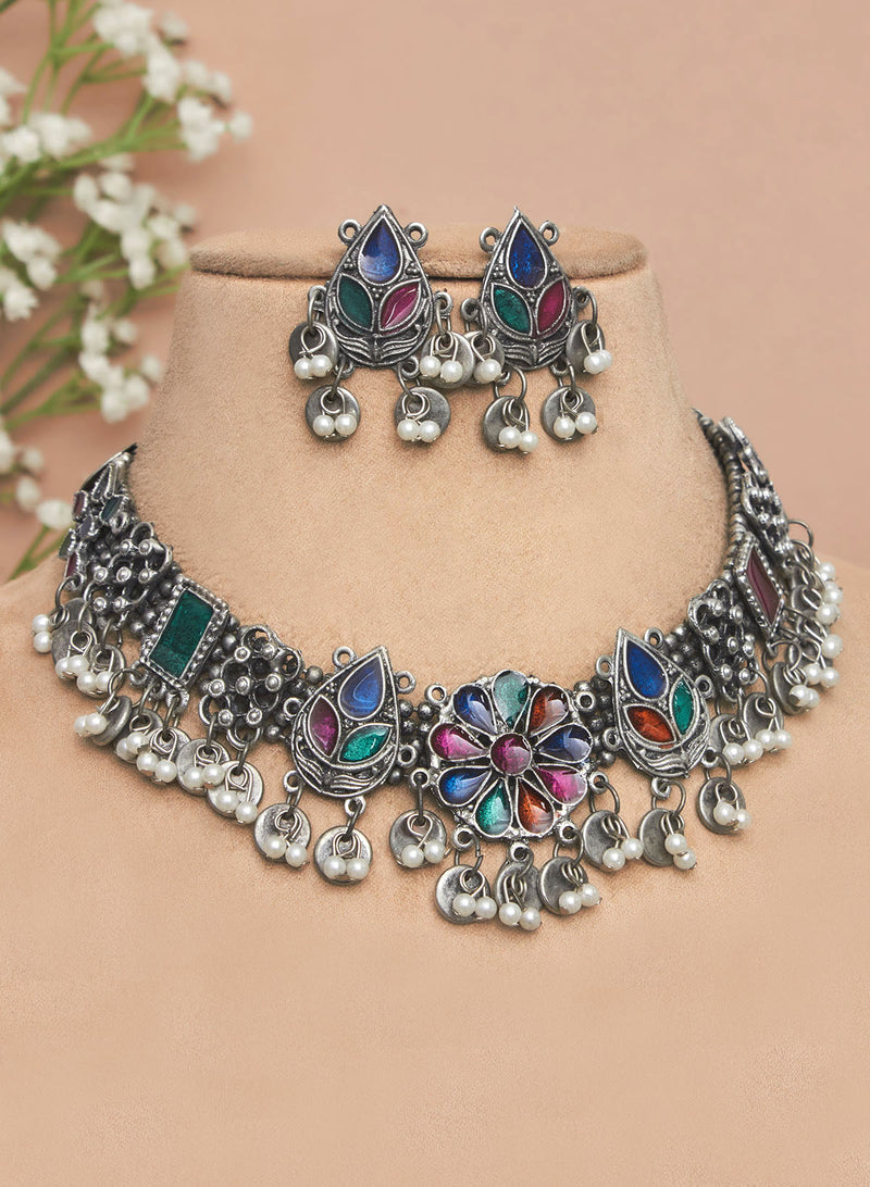 Kathika meena choker set
