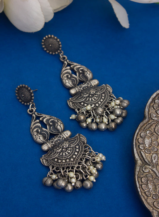 Saiba Oxidised Earring