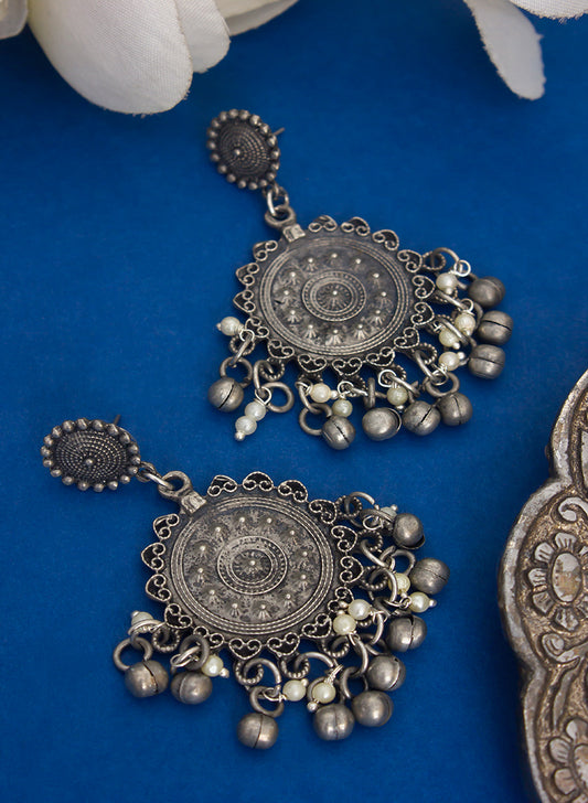 Hima Oxidised Earring