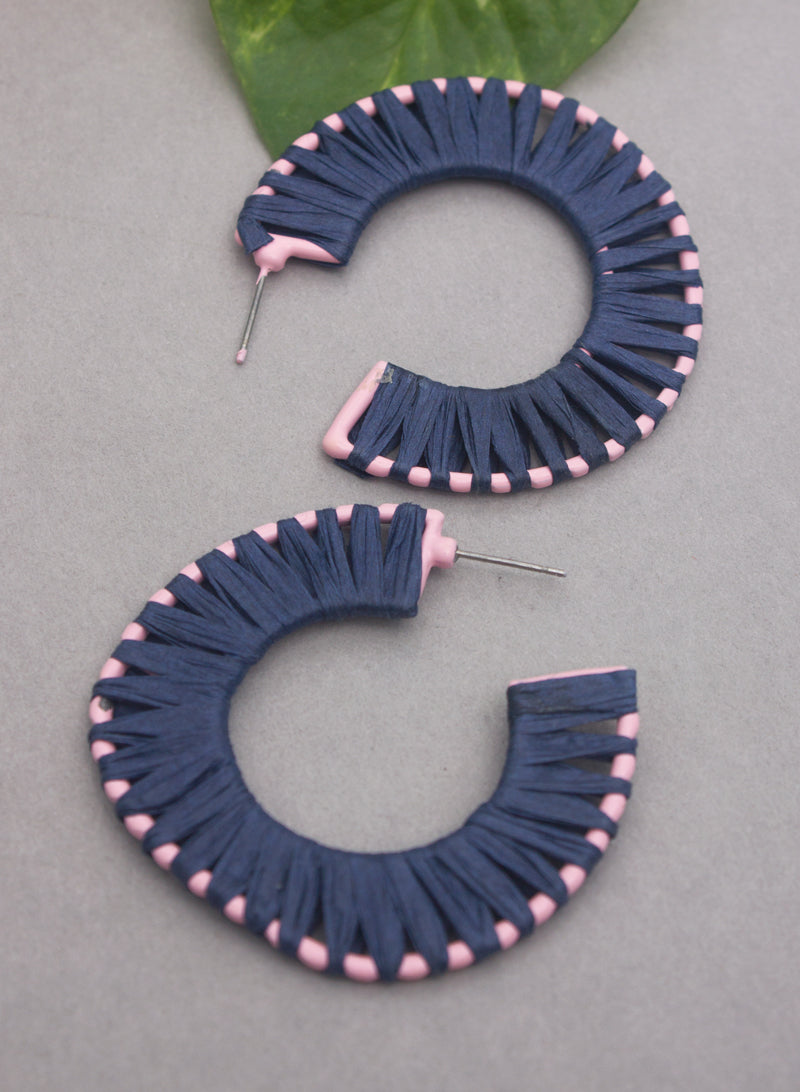 blue wrapped hoops