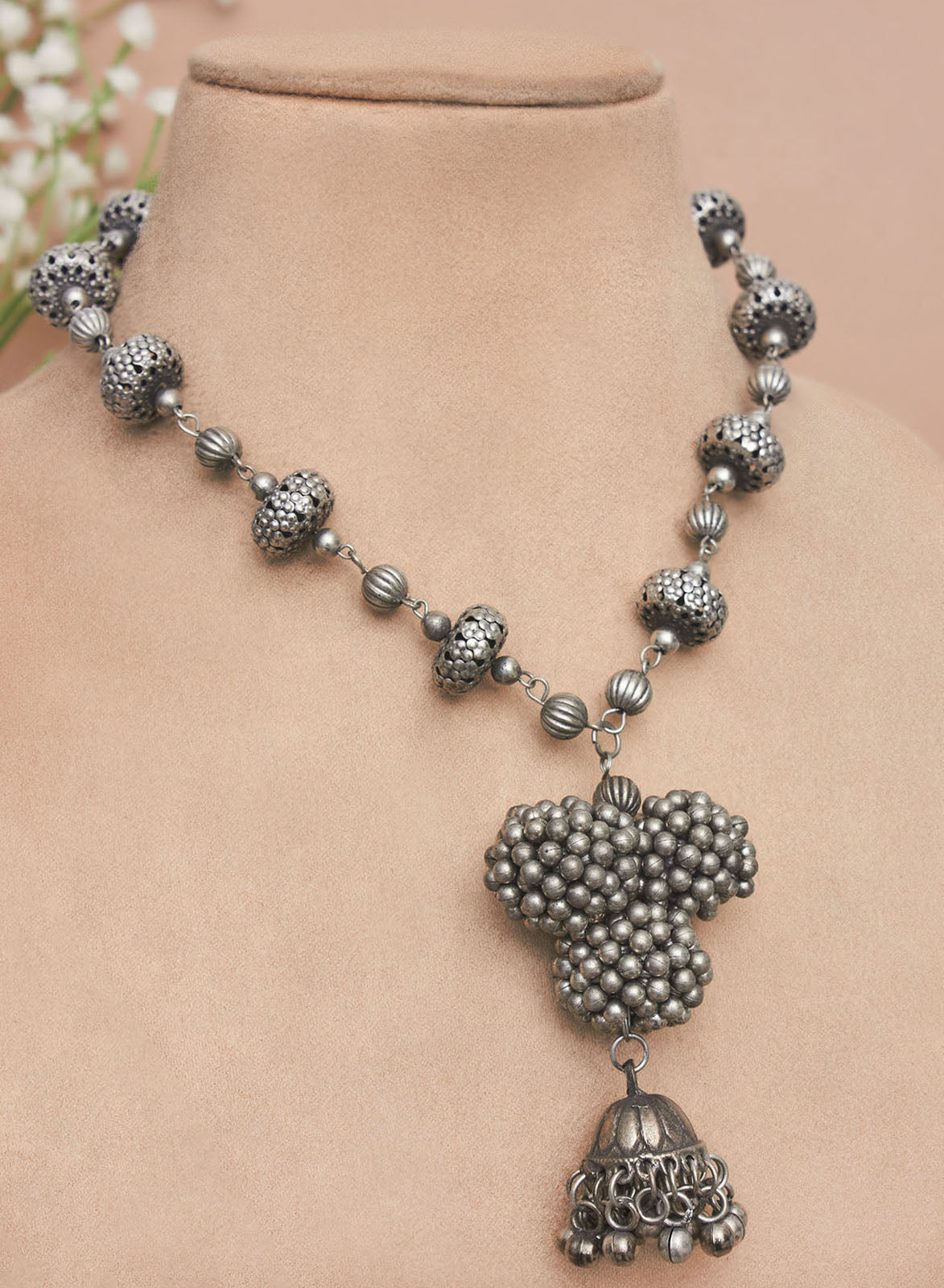 Zuveria ghunghroo pendant necklace