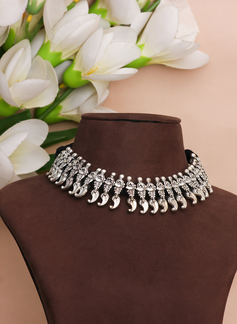Visheta Oxidised Necklace