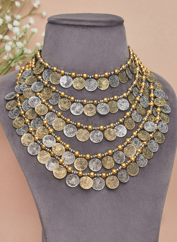 Rajata multilayer necklace