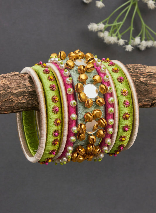 Mrittika mirror bangle set