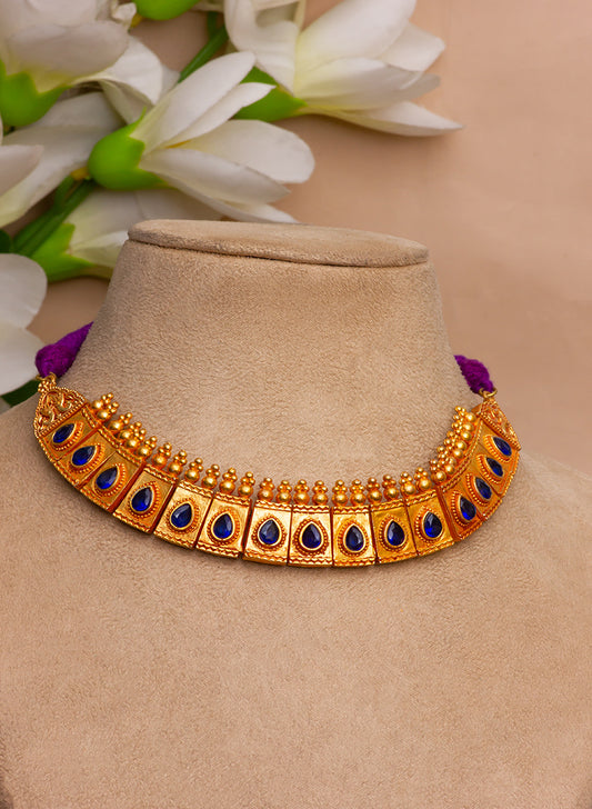 Hemanya golden Necklace