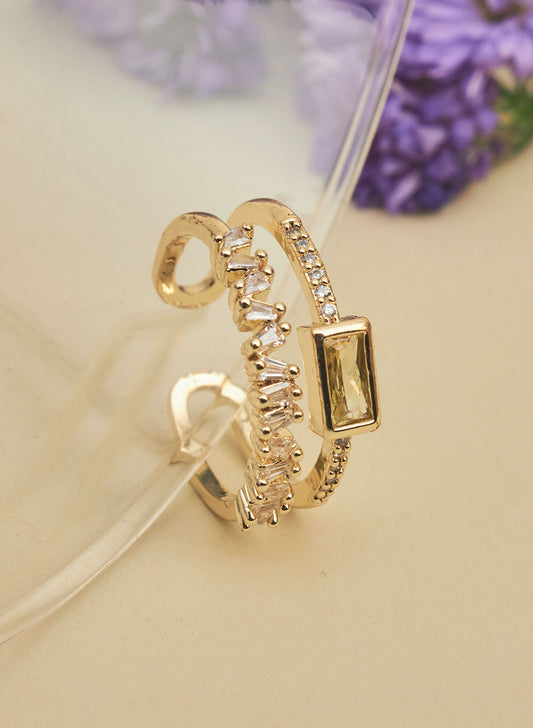 Martiza double band ring
