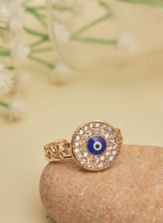 Estela evil eye ring