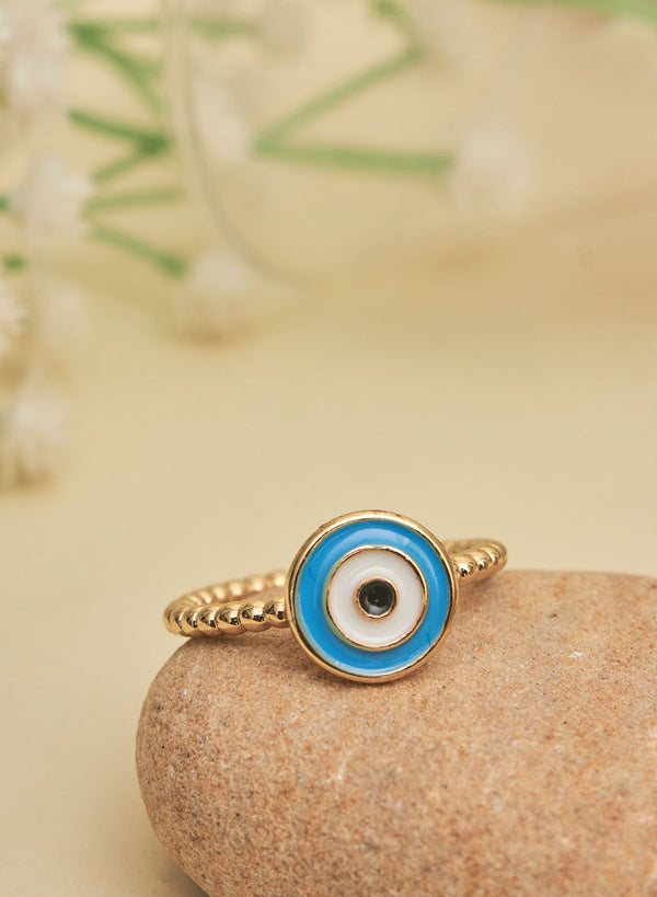 Lucia evil eye ring