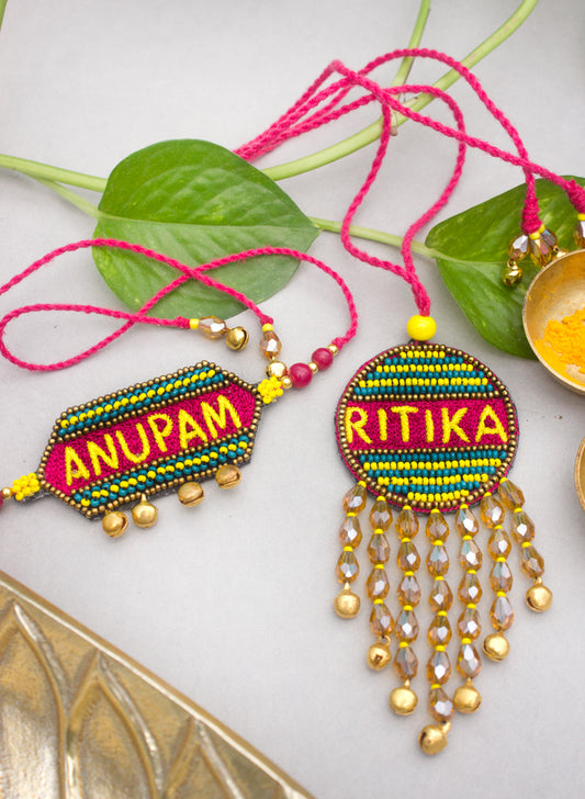 name lumba rakhi set