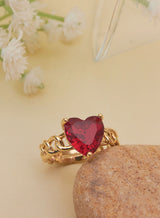 Isabel heart ring