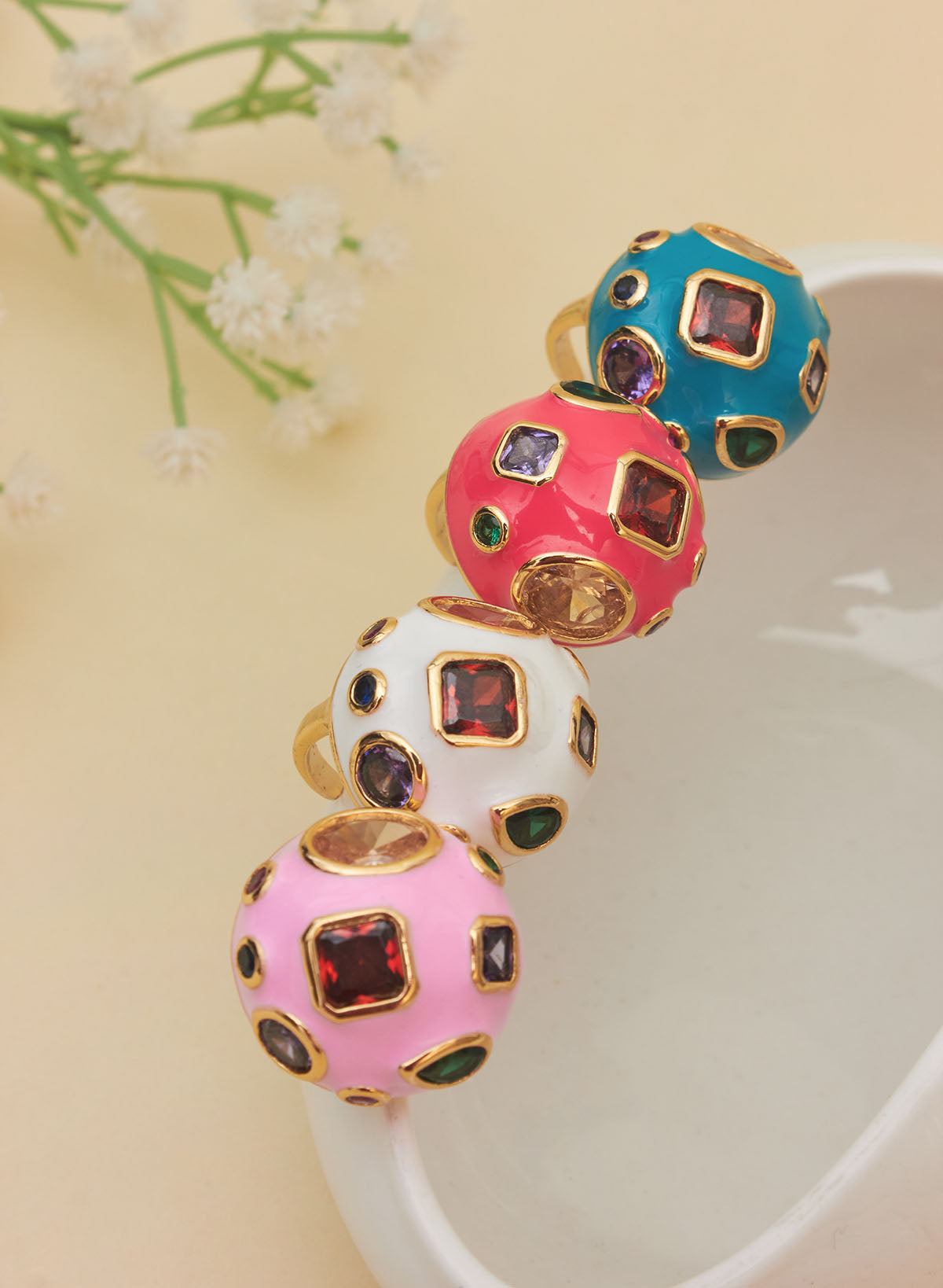 Sally stone ring