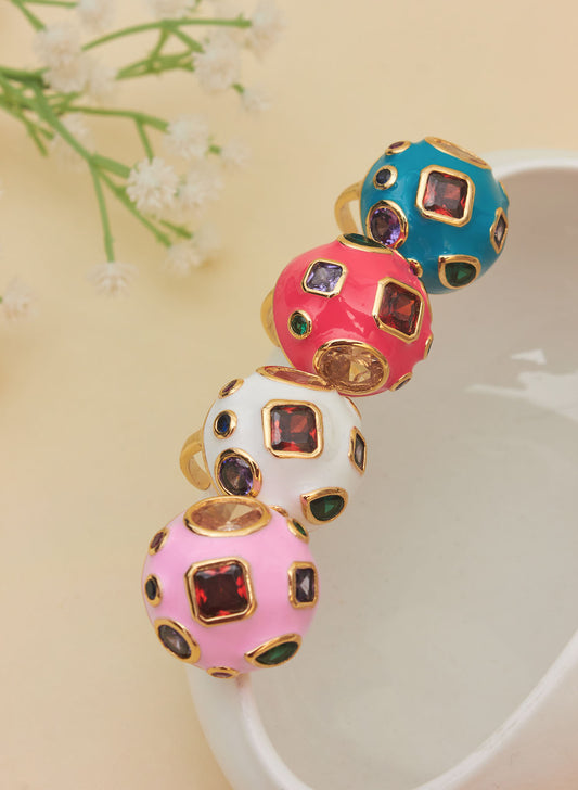 Sally stone ring