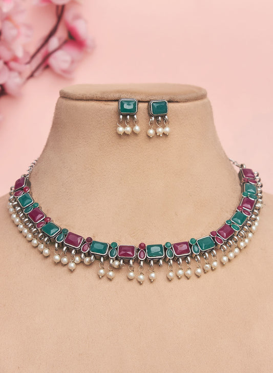 Ardraah stone choker set