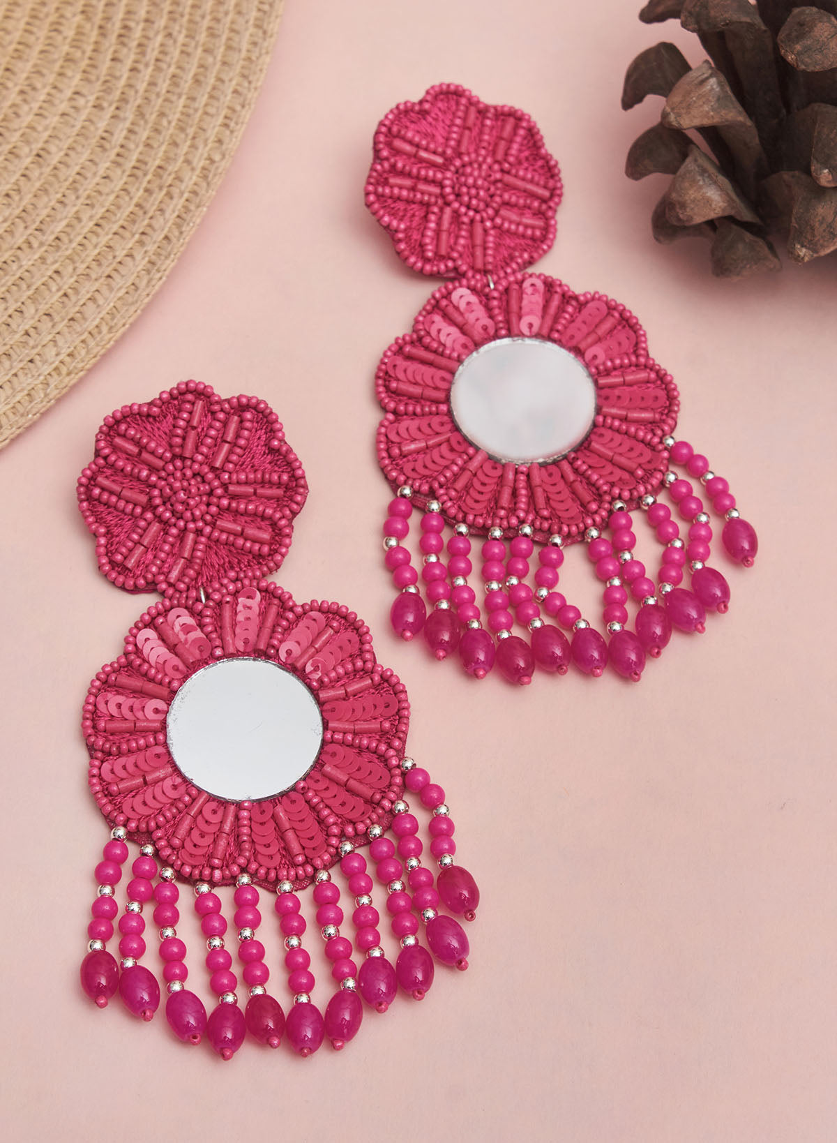 Carol mirror earring