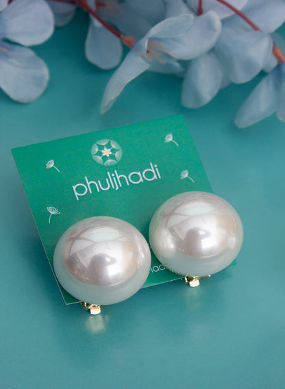 Big Size Pearl Stud-25mm