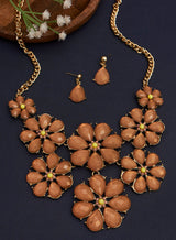 Jacey floral necklace