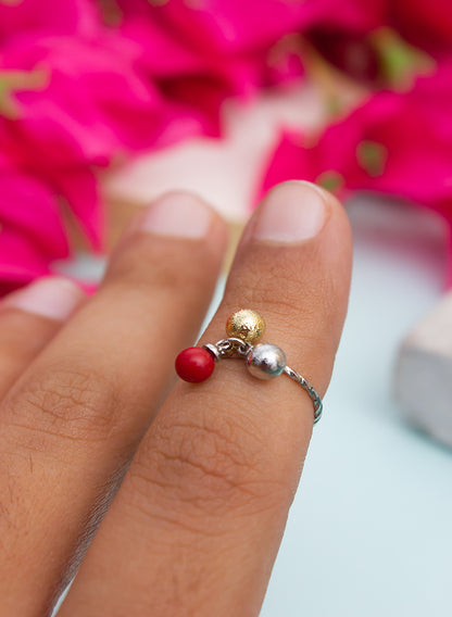 Aster Metal Nail Ring