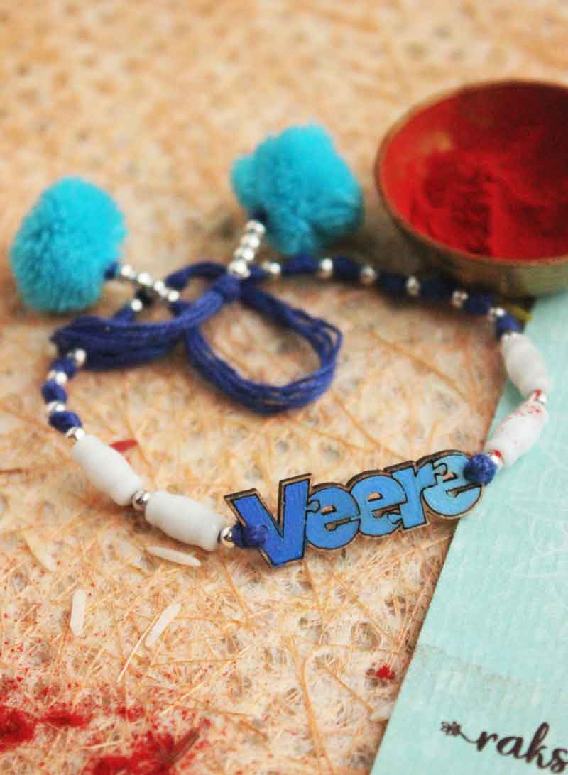 blue veere rakhi