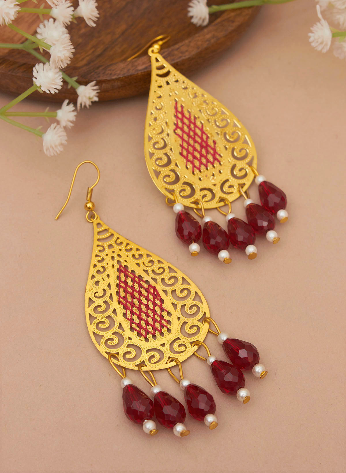 Smrita bead earring
