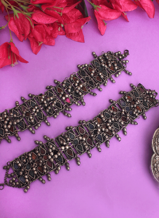 Aarna Oxidised Anklet