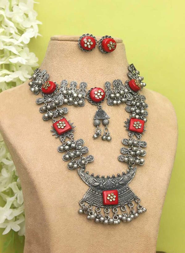 Ruchita Stone Necklace Set