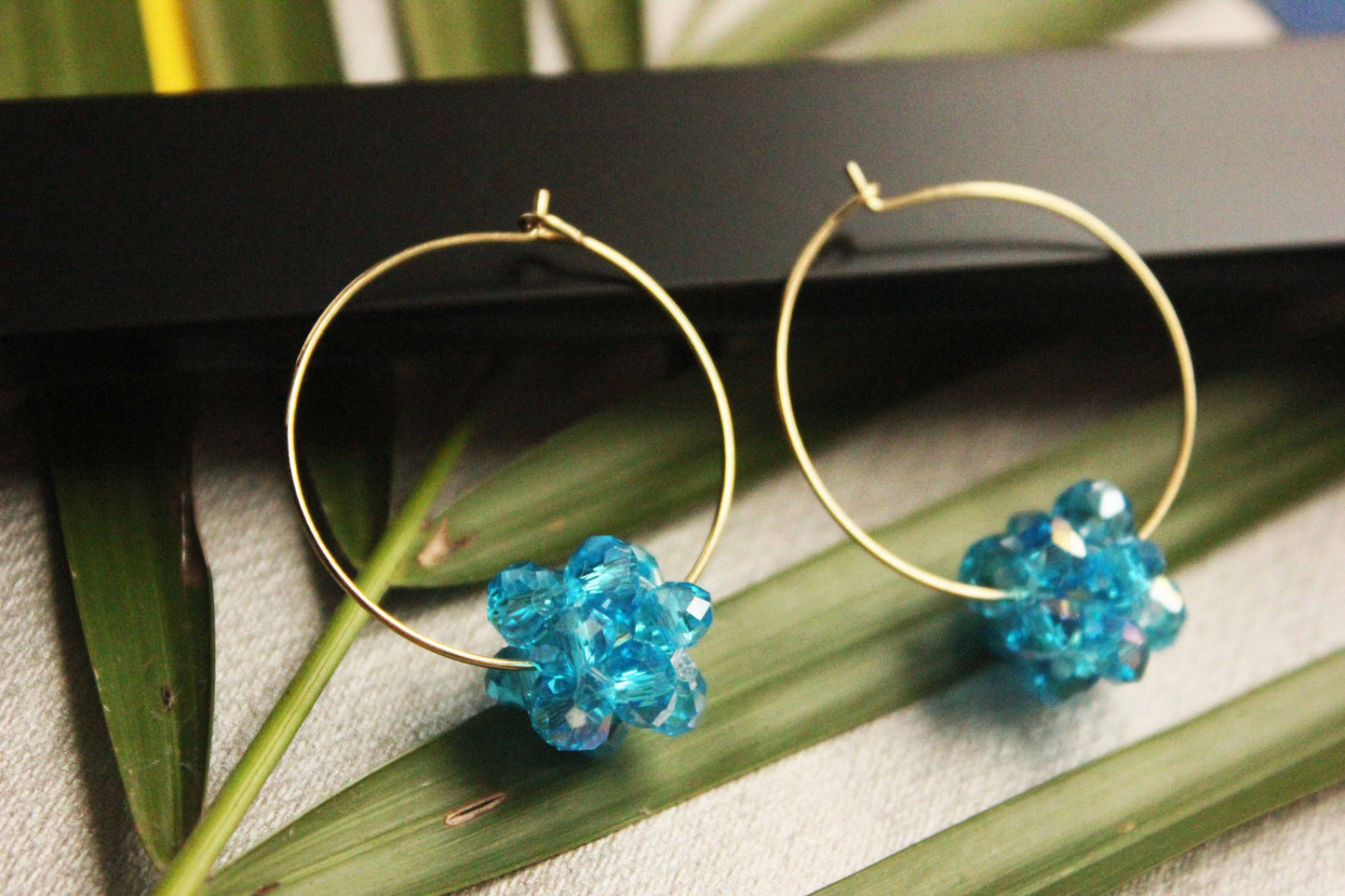 blue stone hoops