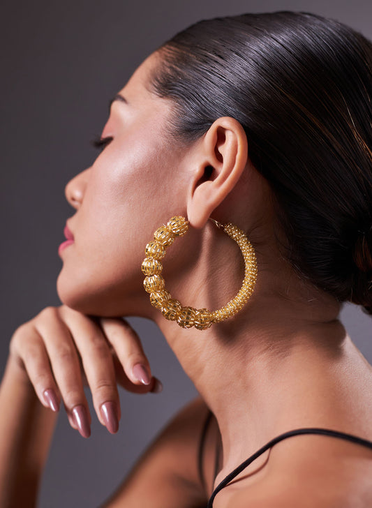 Liana bead hoops
