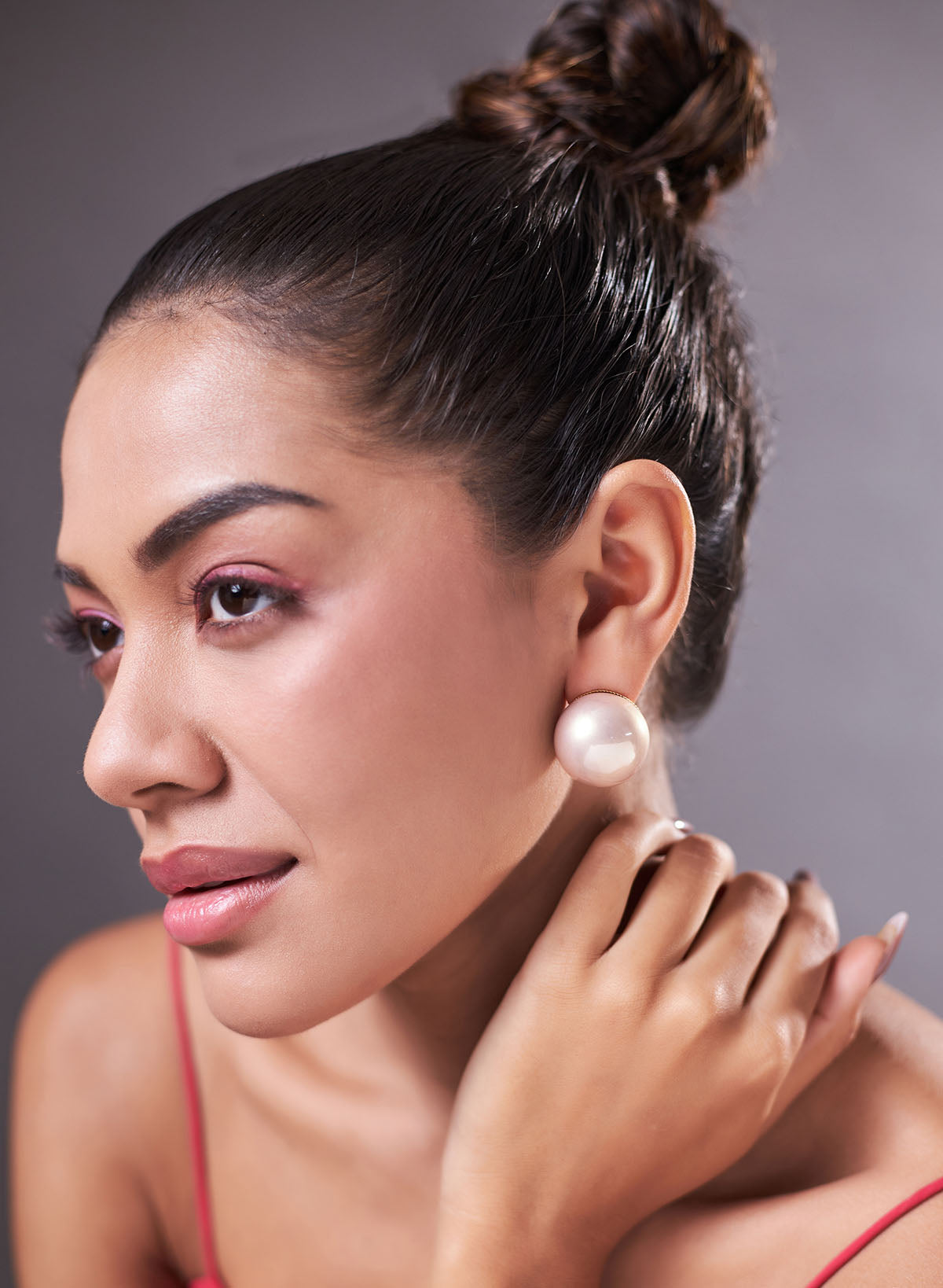 Big Size Pearl Stud-25mm